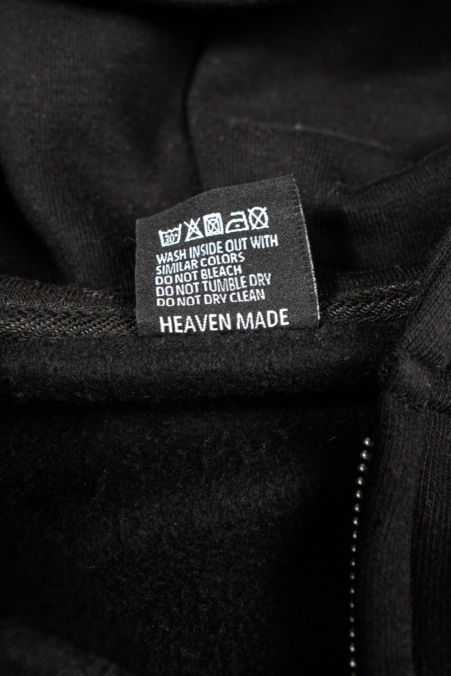 Revival Zip Up Hoodie – Black