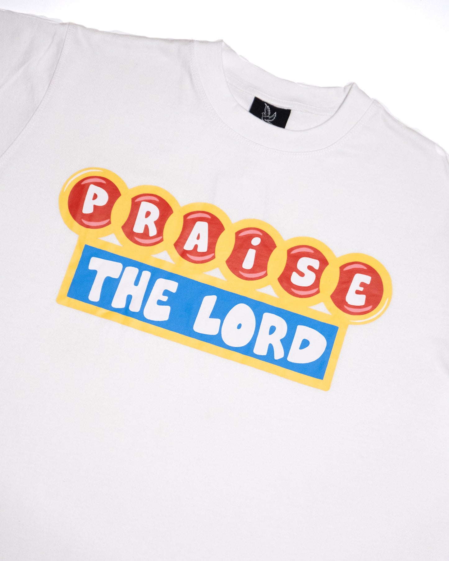 PRAISE MARQUEE TEE - Vintage White