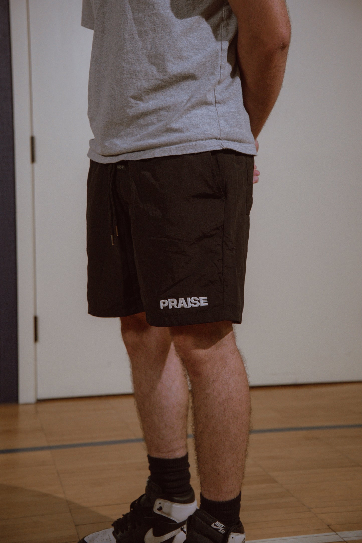 PRAISE NYLON SHORT - Black