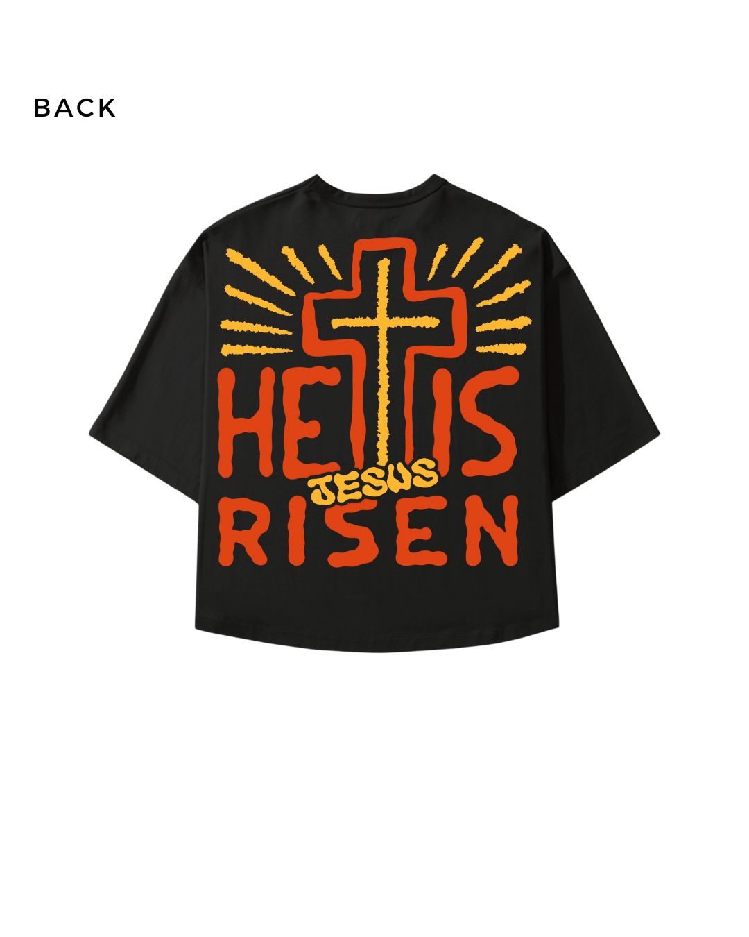 He Is Risen - Kids Tee - Black