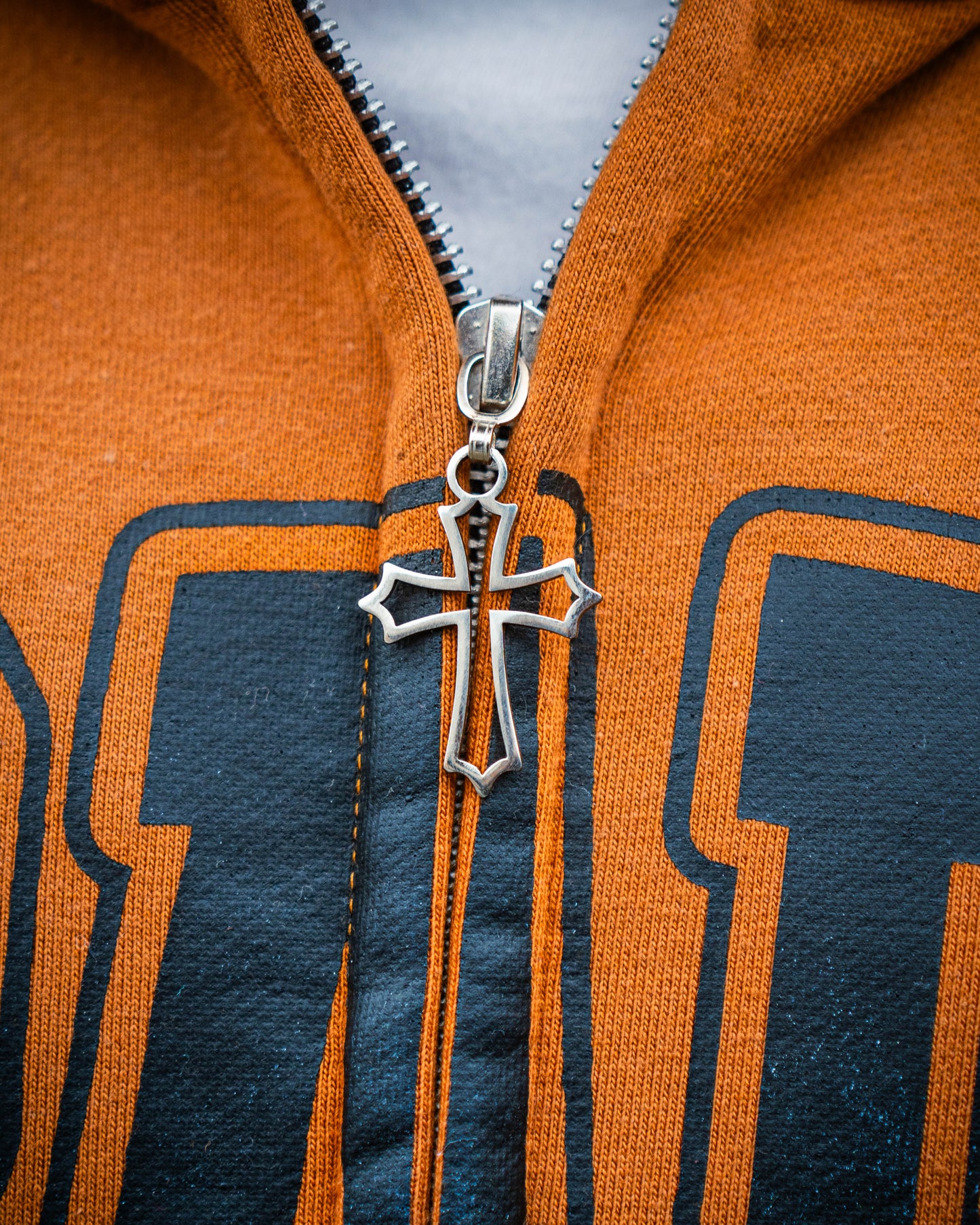 " Revival " Zip Up Hoodie – Brown