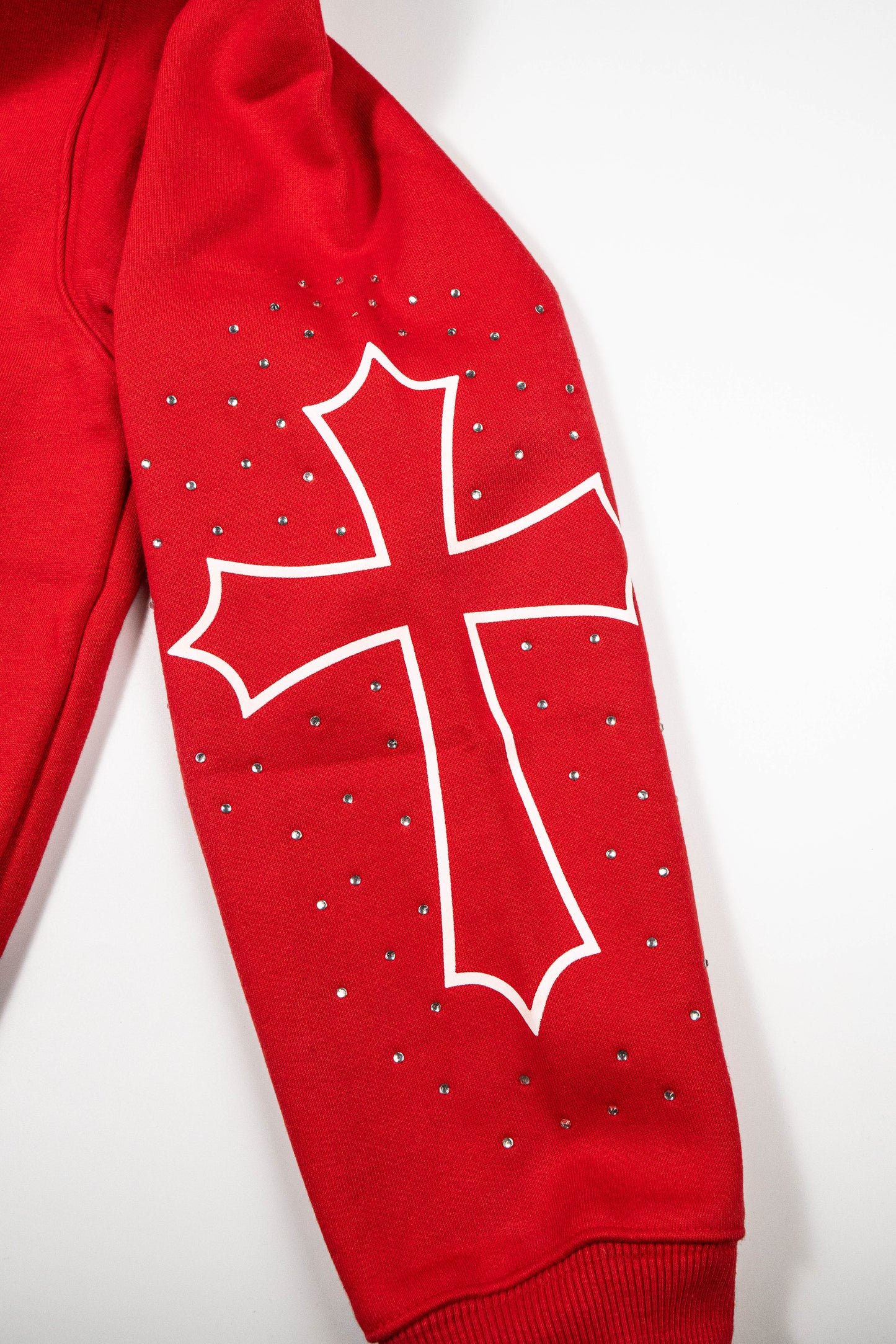 Praise Zip Up Hoodie – Red