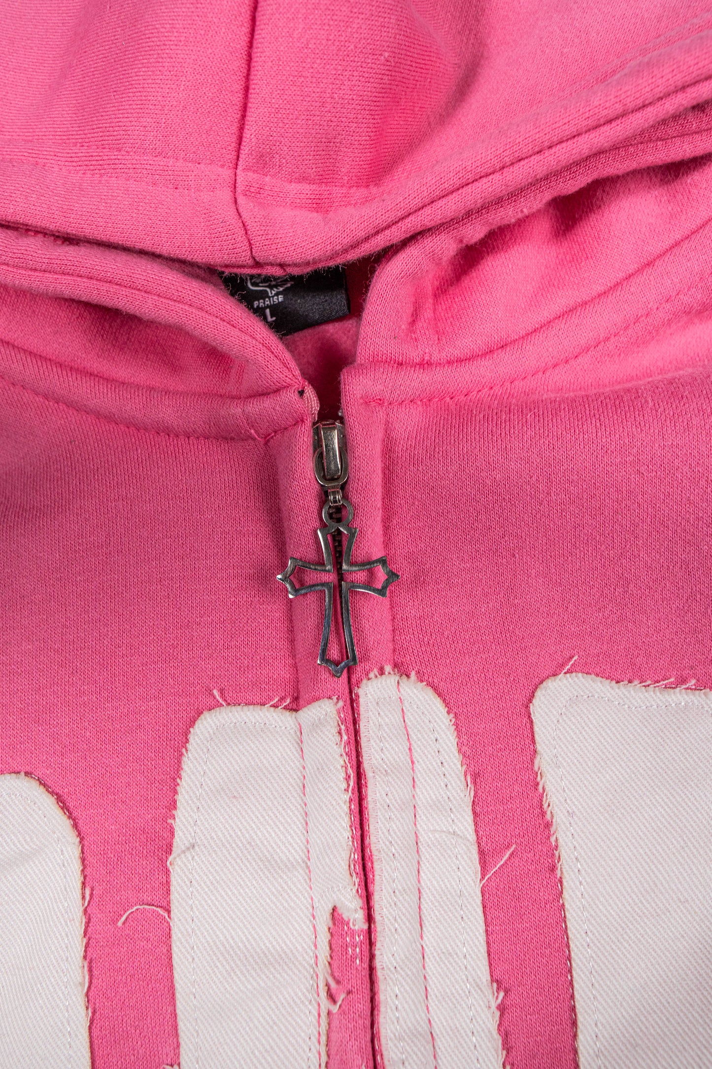 " Praise " Zip Up Hoodie – Pink