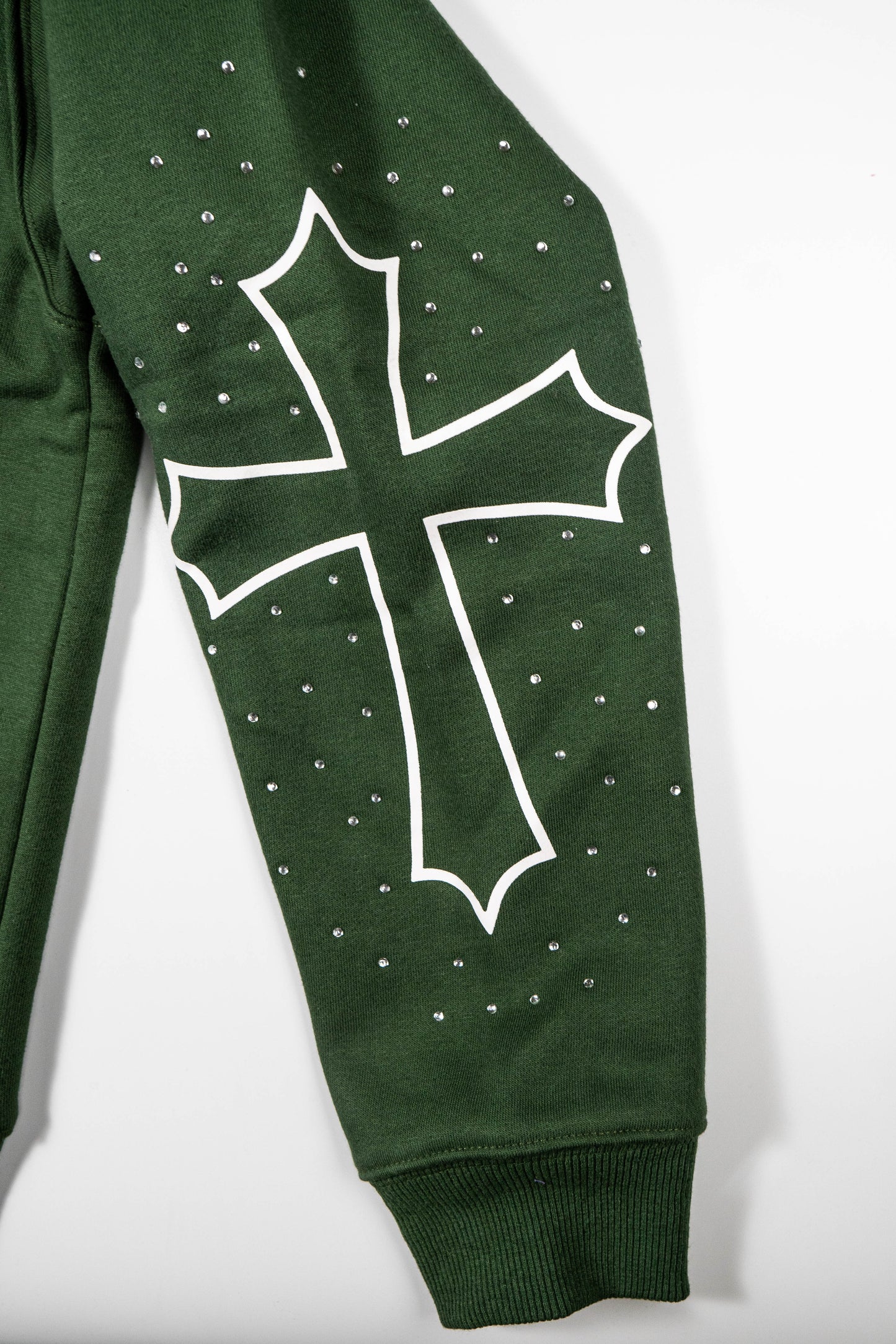 " Praise " Zip Up Hoodie – Hunter Green