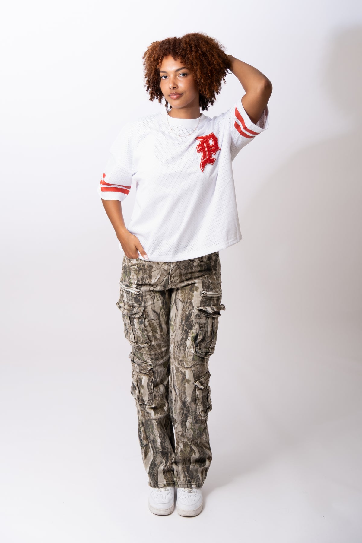 Cristo 23 Batting Jersey - White Cardinal Red
