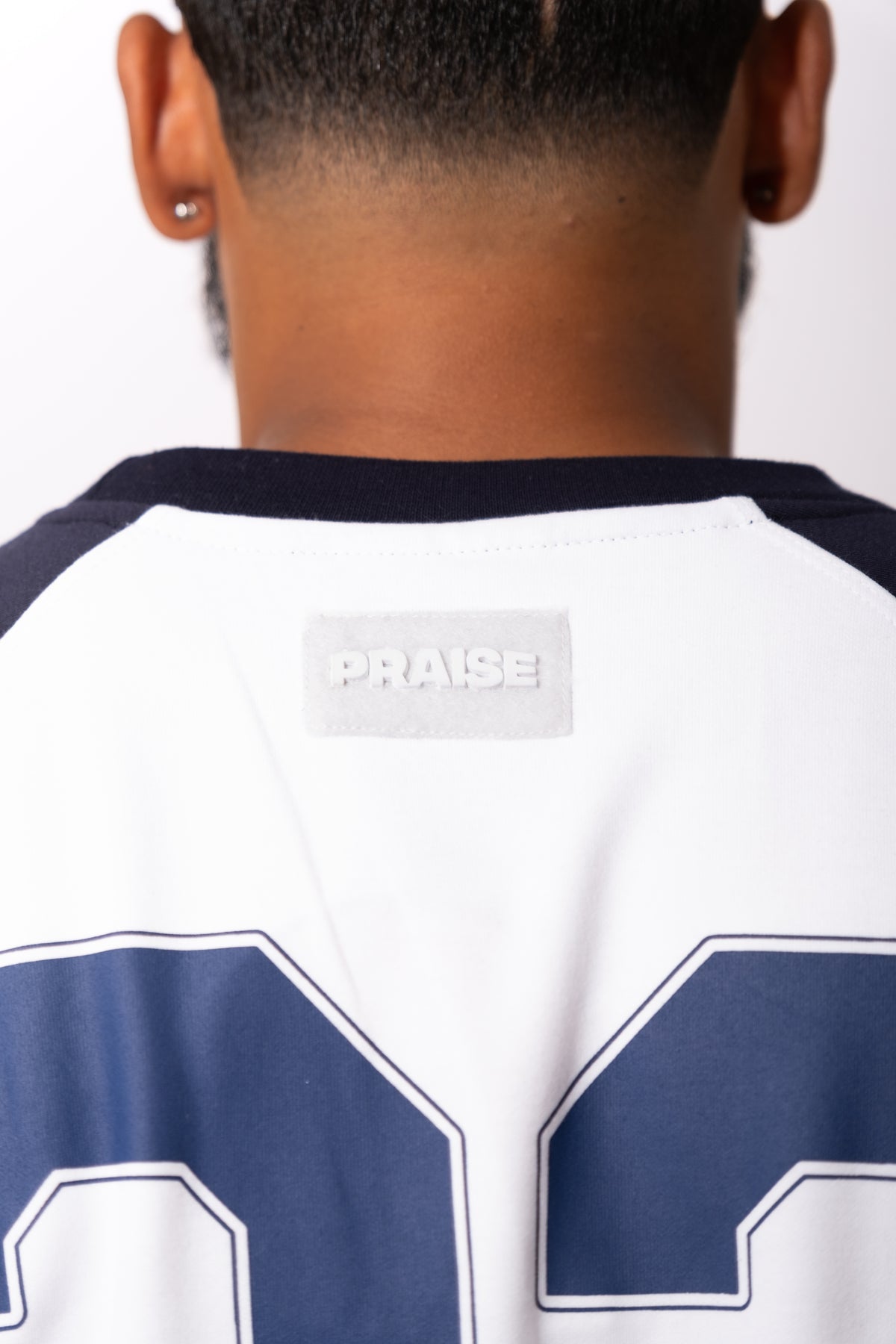 DISCIPLE LEAGUE 3/4 RAGLAN BASEBALL TEE - Navy & White