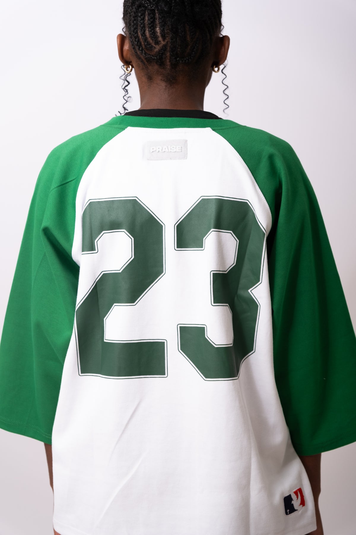 DISCIPLE LEAGUE 3/4 RAGLAN BASEBALL TEE - Field Green