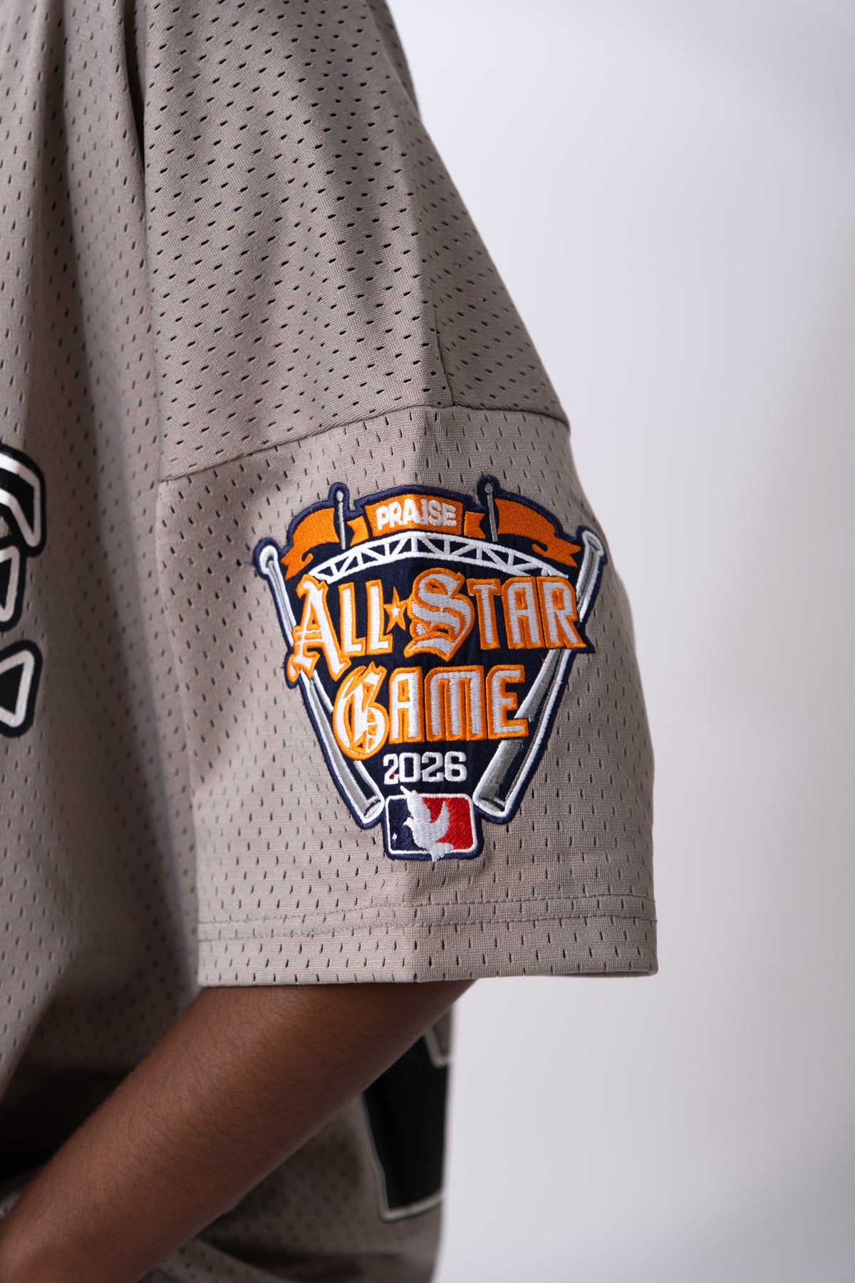 CRISTO 23 BUTTON BASEBALL JERSEY - Heritage Grey