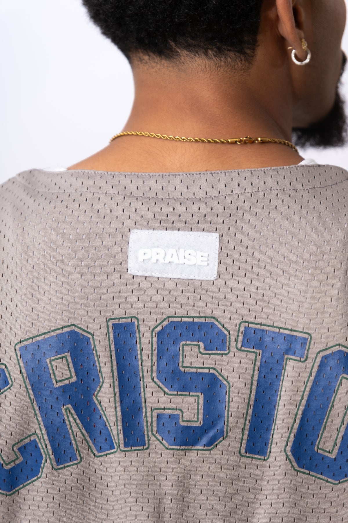 CRISTO 23 BUTTON BASEBALL JERSEY - Diamond Blue