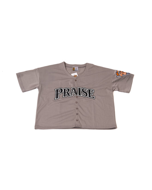 CRISTO 23 BUTTON BASEBALL JERSEY - Heritage Grey