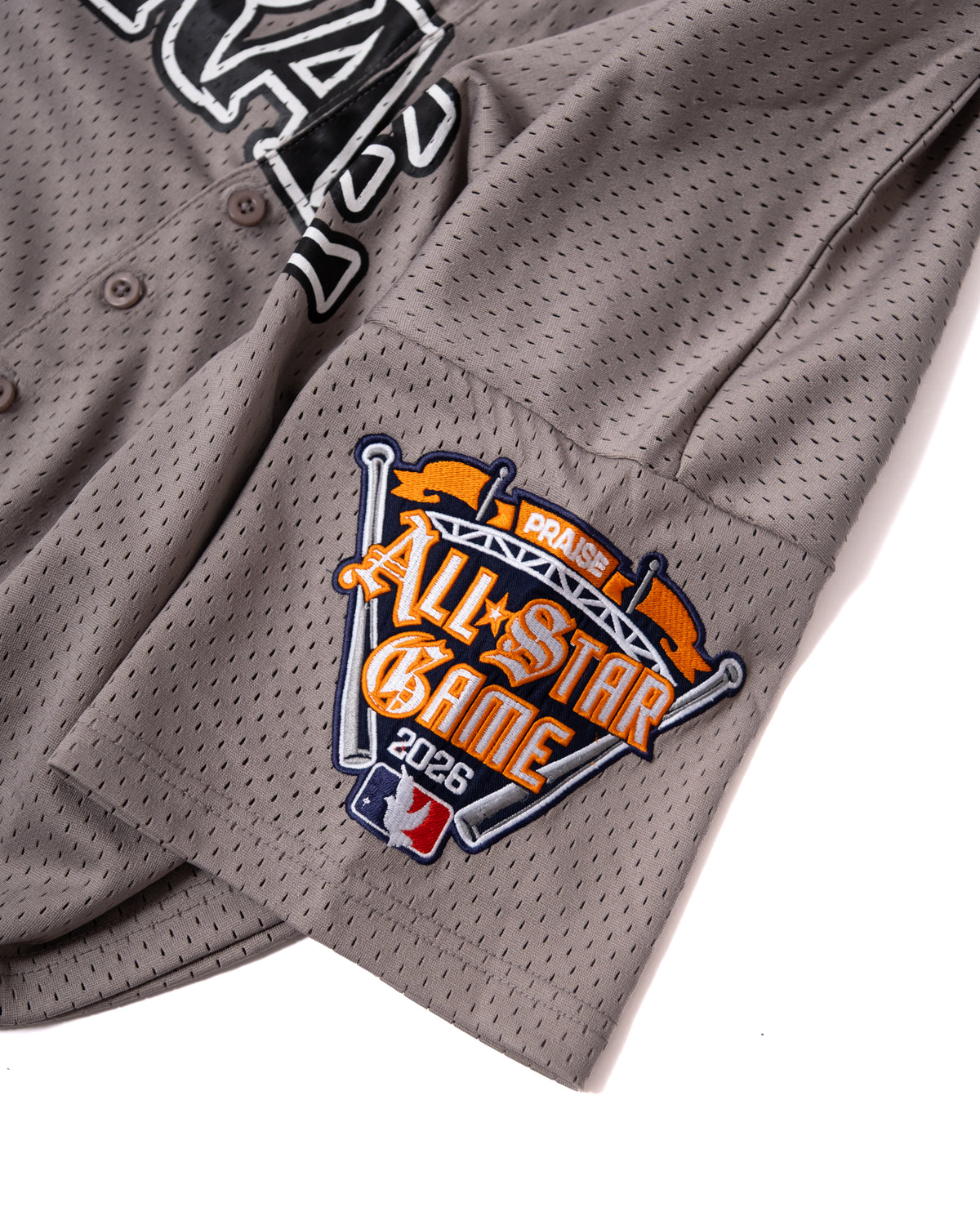 CRISTO 23 BUTTON BASEBALL JERSEY - Heritage Grey