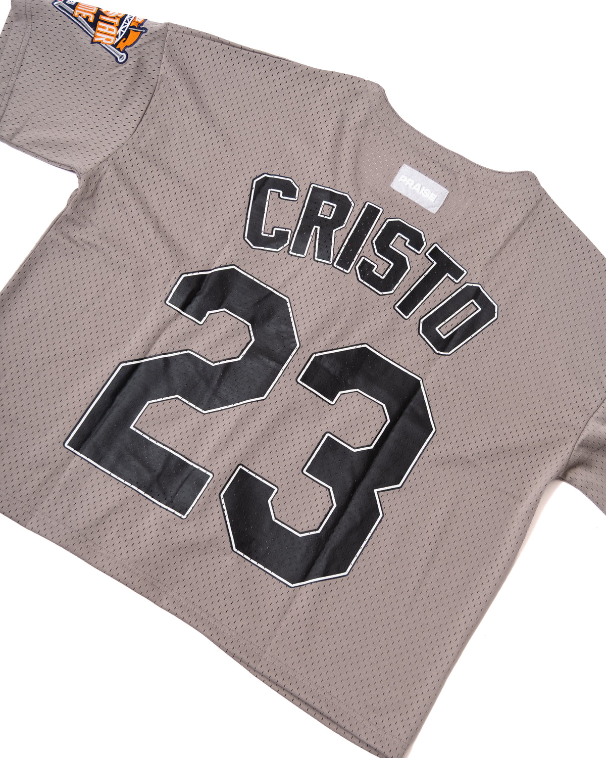 CRISTO 23 BUTTON BASEBALL JERSEY - Heritage Grey