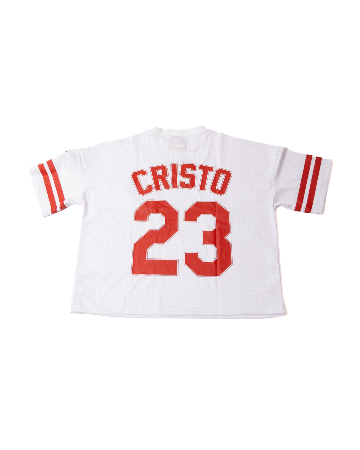 Cristo 23 Batting Jersey - White Cardinal Red