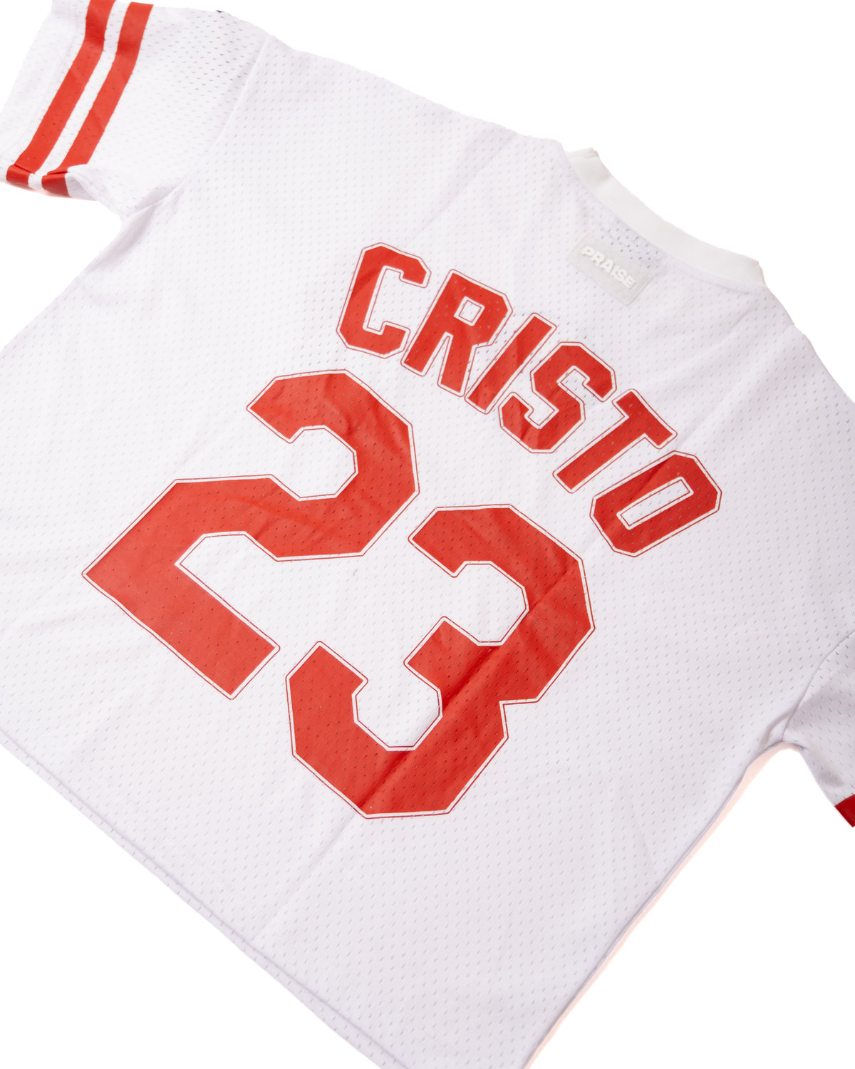 Cristo 23 Batting Jersey - White Cardinal Red