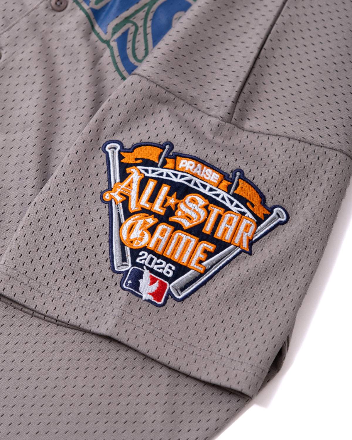 CRISTO 23 BUTTON BASEBALL JERSEY - Diamond Blue