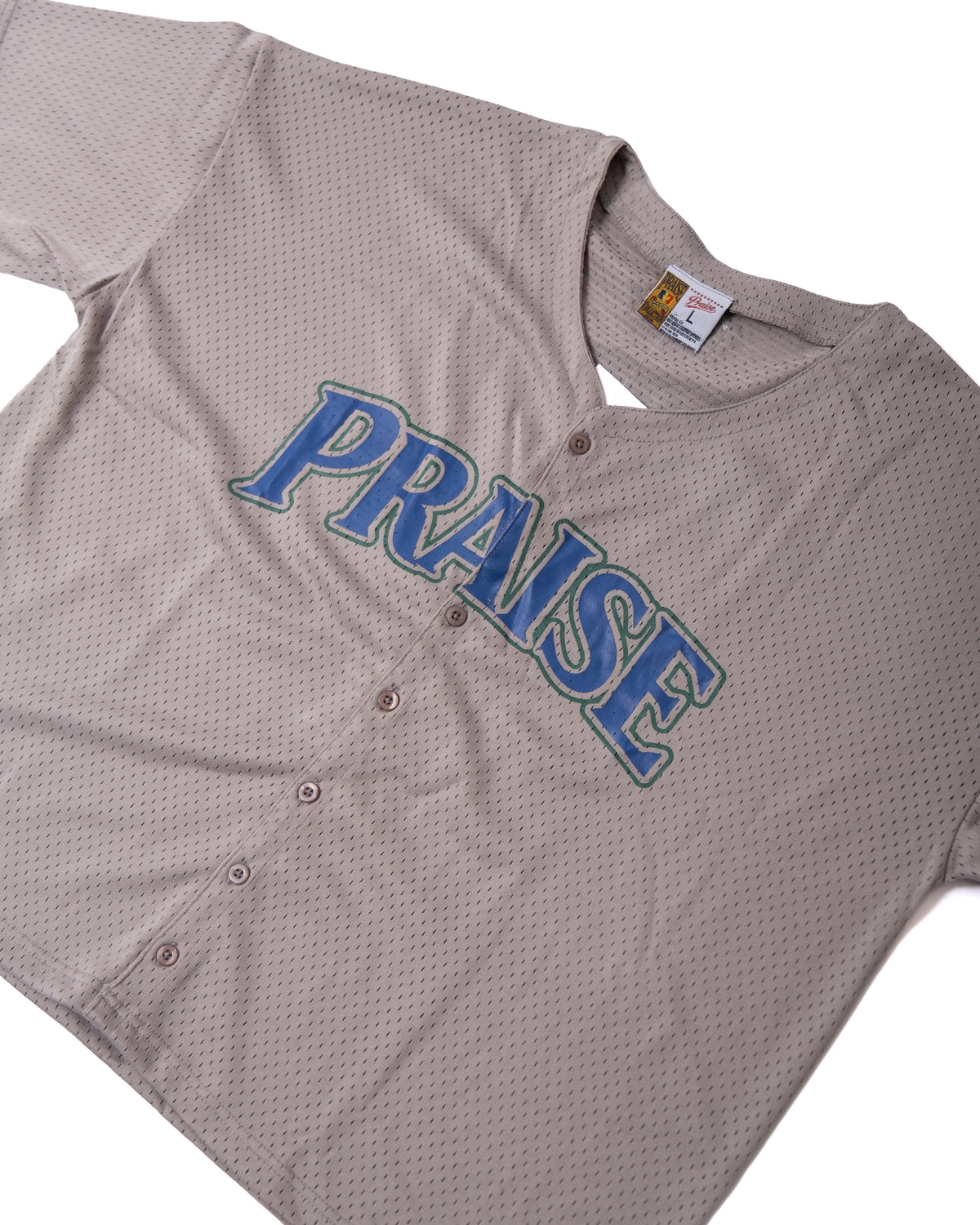CRISTO 23 BUTTON BASEBALL JERSEY - Diamond Blue