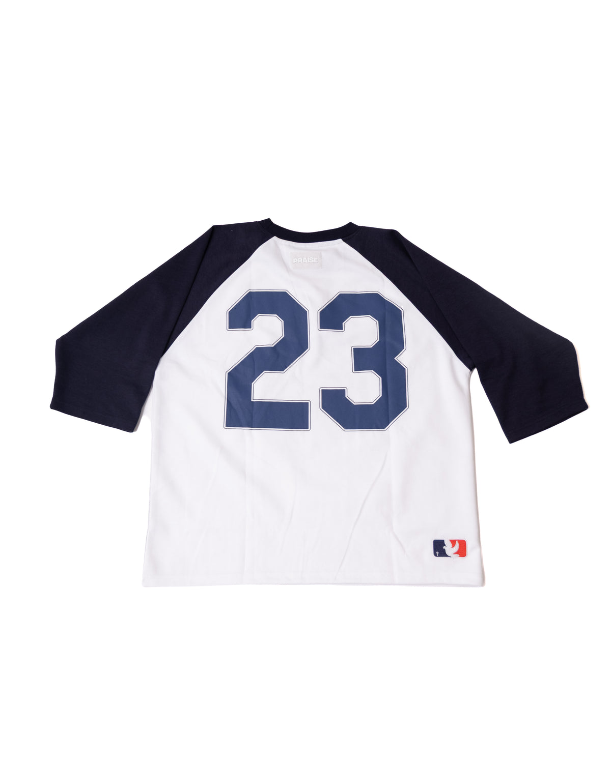 DISCIPLE LEAGUE 3/4 RAGLAN BASEBALL TEE - Navy & White