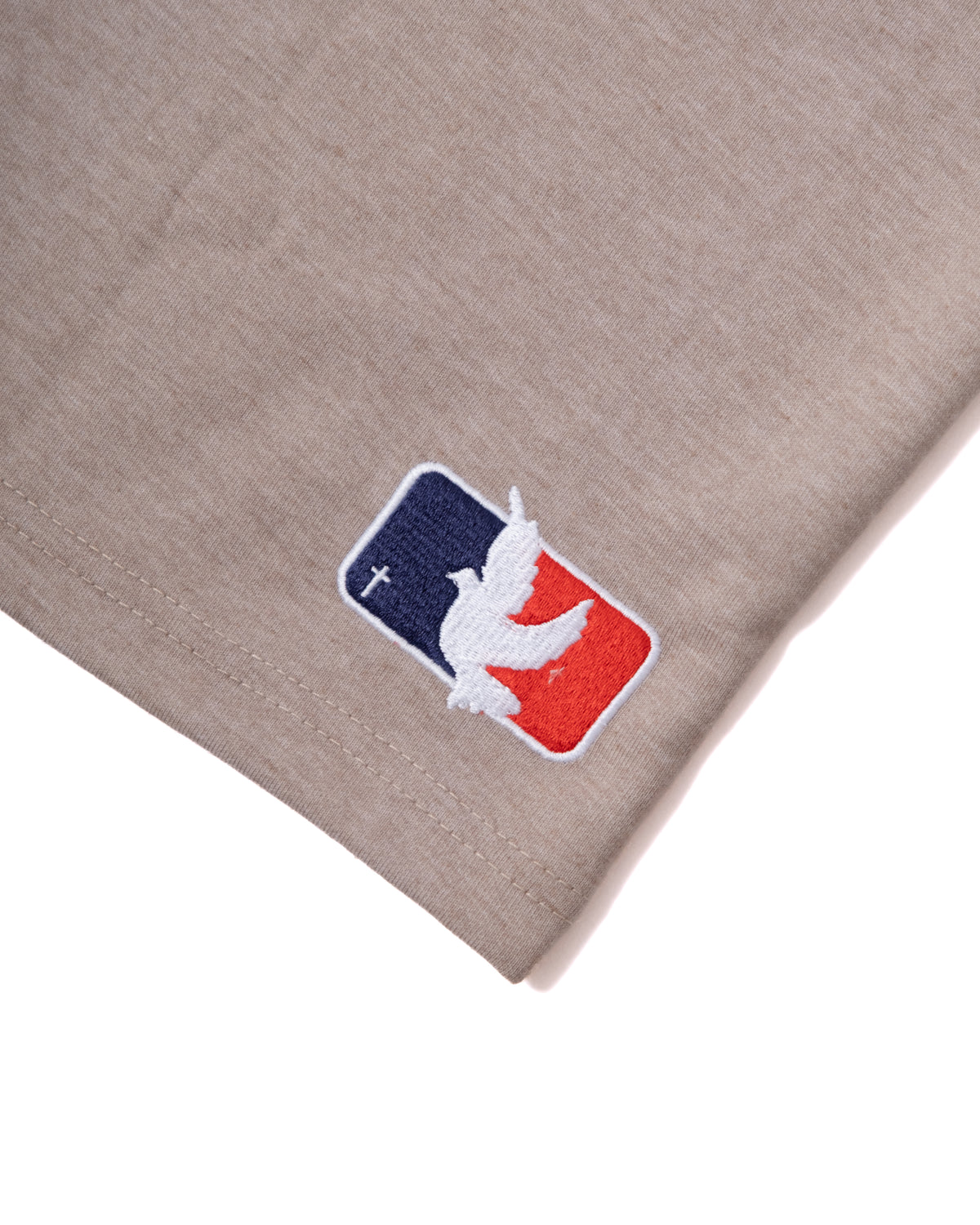 PRAISE 3/4 RAGLAN BASEBALL TEE - Charcoal & Grey