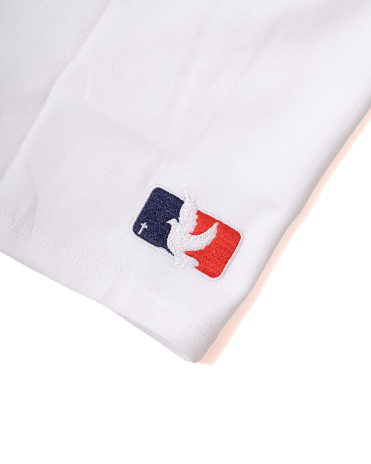 PRAISE 3/4 RAGLAN BASEBALL TEE - Pink & White