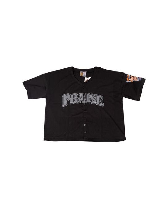 CRISTO 23 BUTTON BASEBALL JERSEY - Blackout