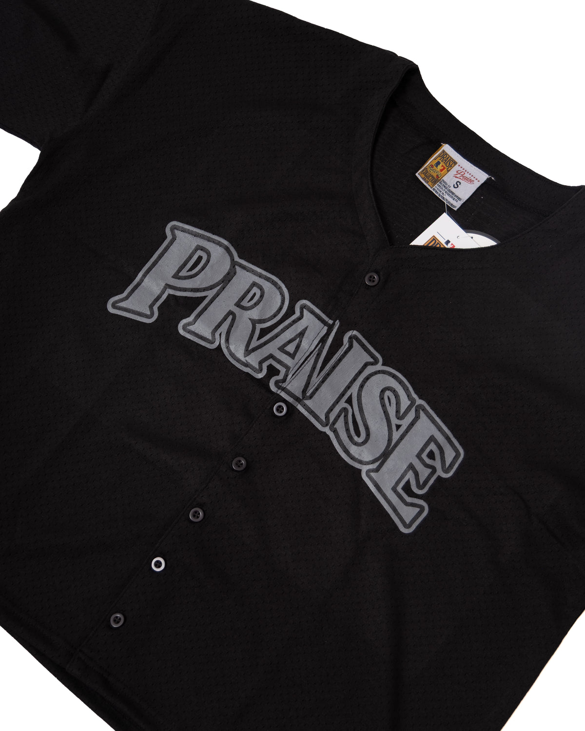 CRISTO 23 BUTTON BASEBALL JERSEY - Blackout