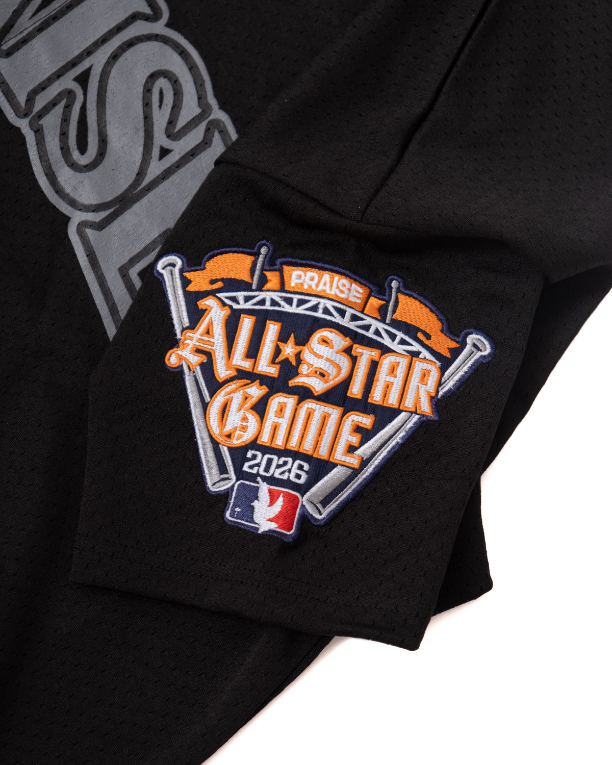 CRISTO 23 BUTTON BASEBALL JERSEY - Blackout