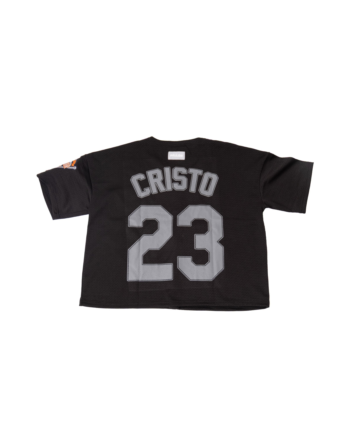 CRISTO 23 BUTTON BASEBALL JERSEY - Blackout