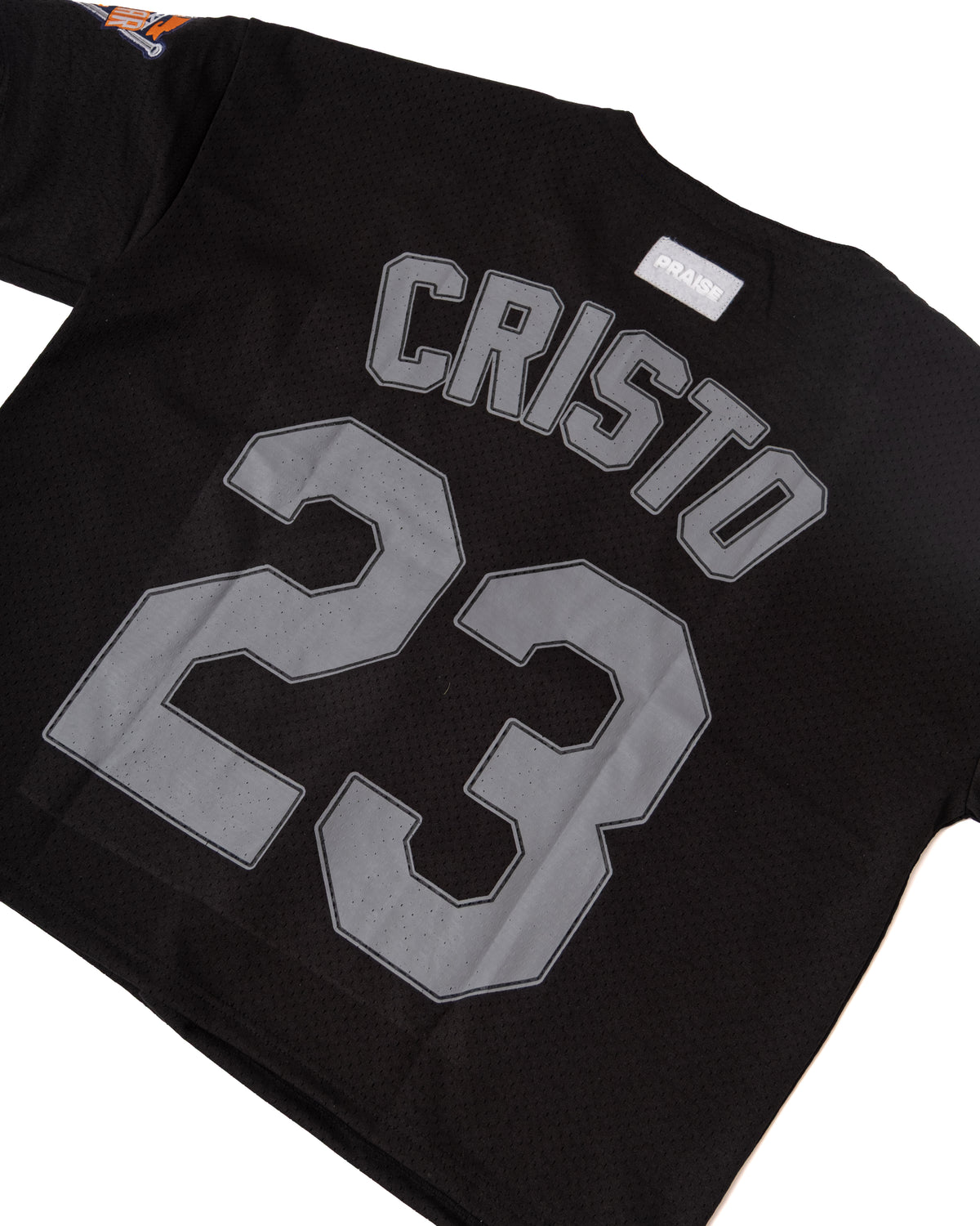 CRISTO 23 BUTTON BASEBALL JERSEY - Blackout