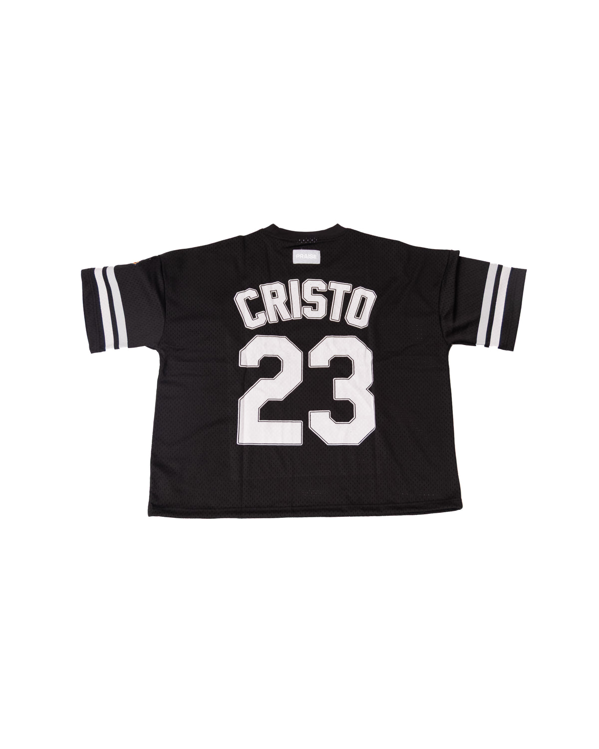 Cristo 23 Batting Jersey - Black White