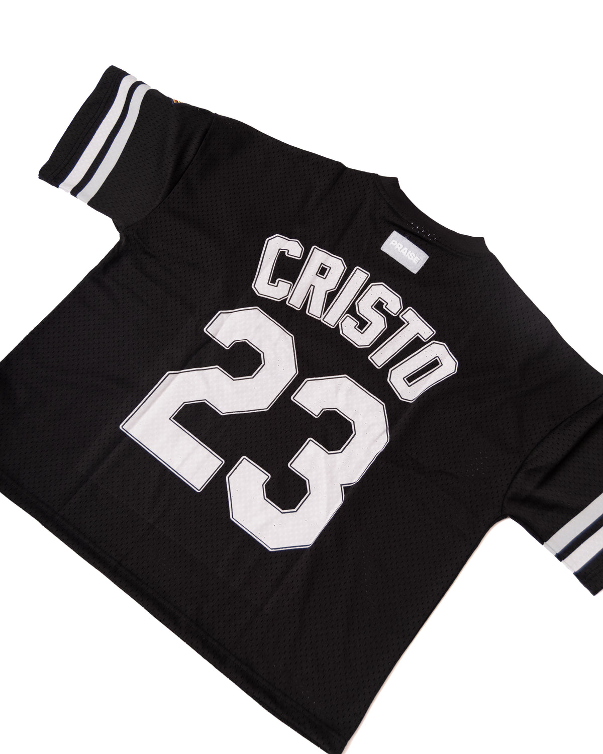 Cristo 23 Batting Jersey - Black White