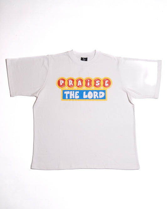 PRAISE MARQUEE TEE - Vintage White