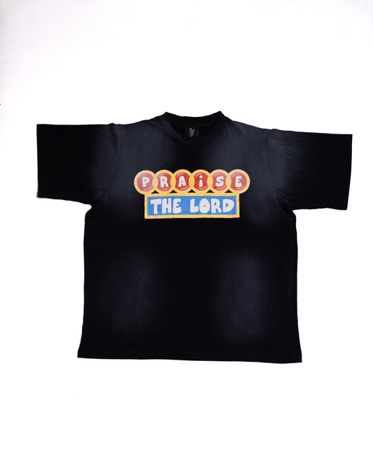 PRAISE MARQUEE TEE - Vintage Black