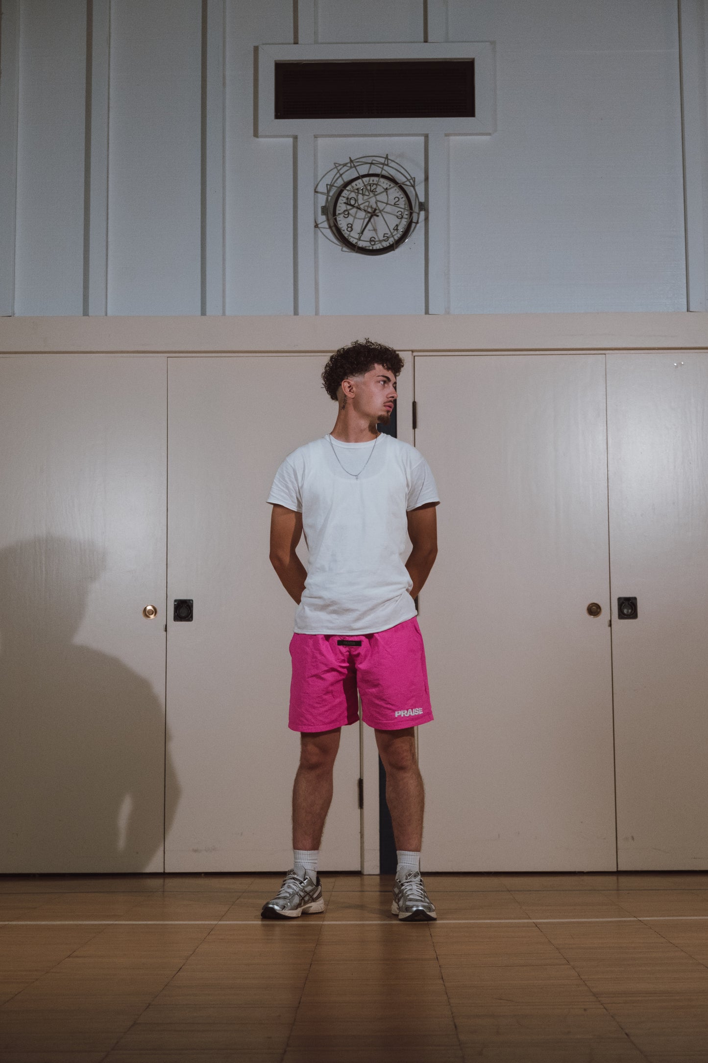 PRAISE NYLON SHORT - Red