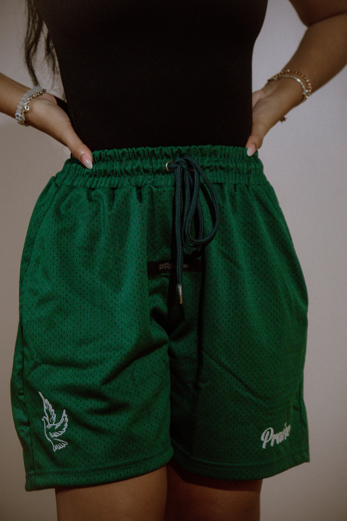 PRAISE MESH SHORT - Green