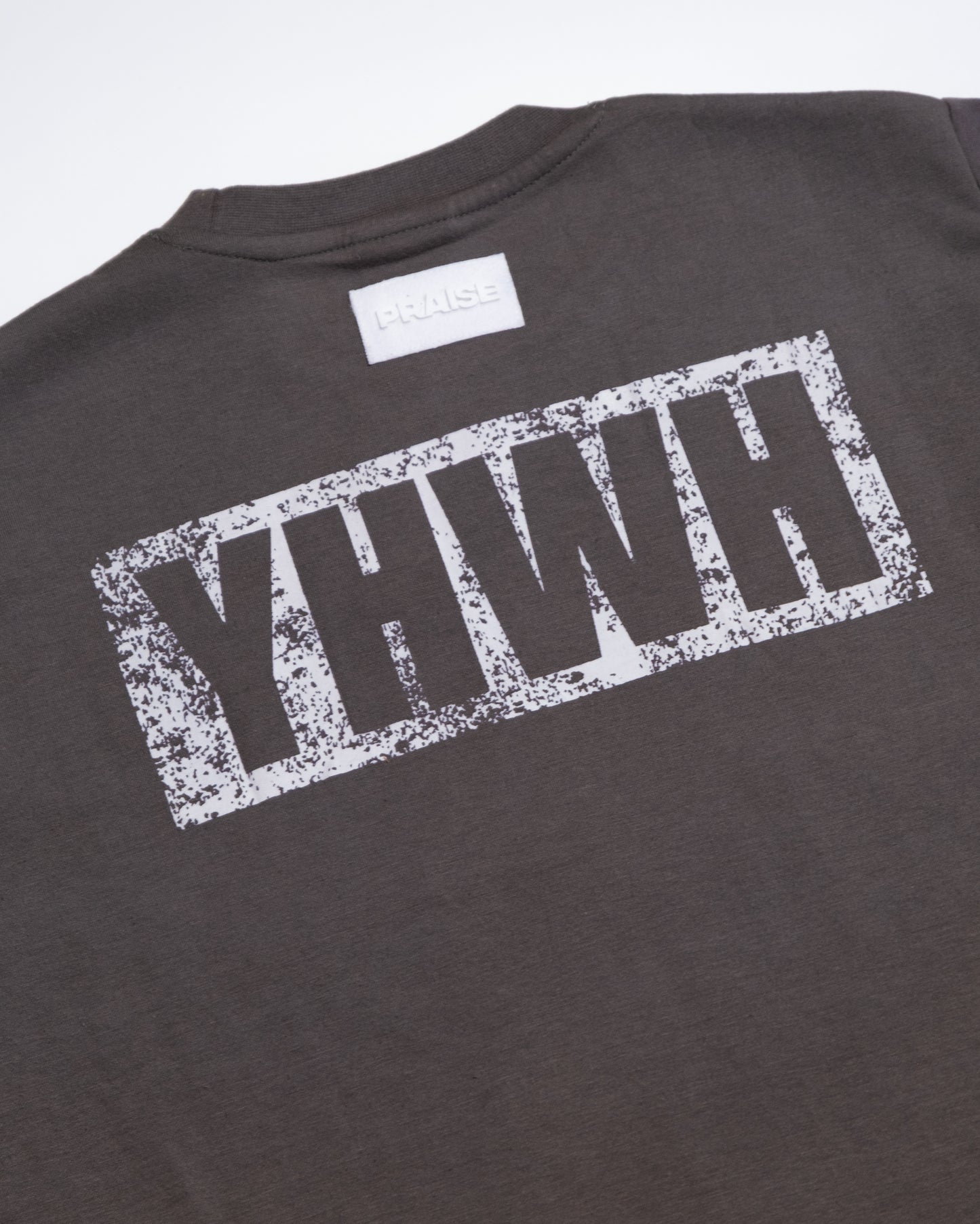 VEIL CROSS YHWH  TEE – PINK | Premium Christian Streetwear by The Praise Brand