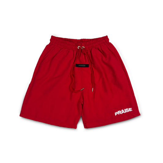 PRAISE NYLON SHORT - Red