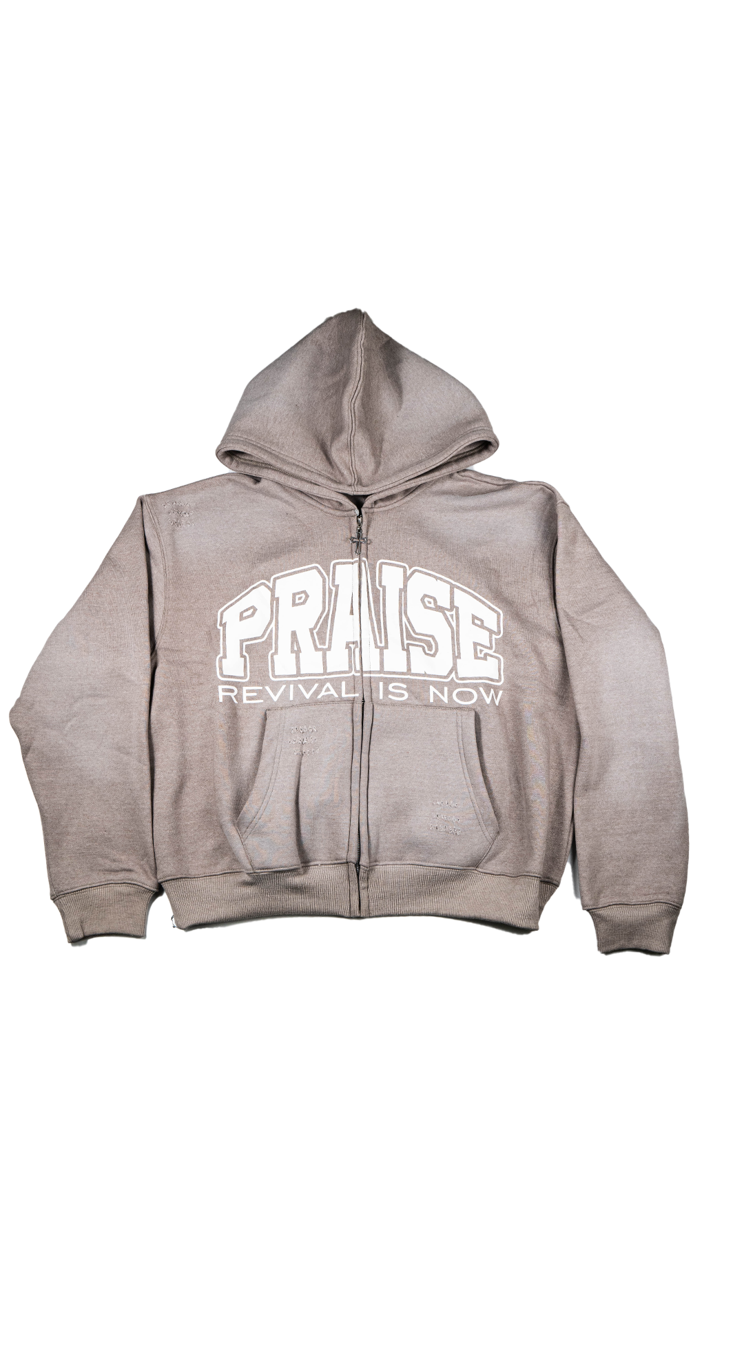 Revival Zip Up Hoodie – Grey